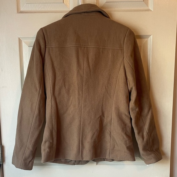 American Eagle Outfitters tan wool pea coat, size small - Picture 3 of 6